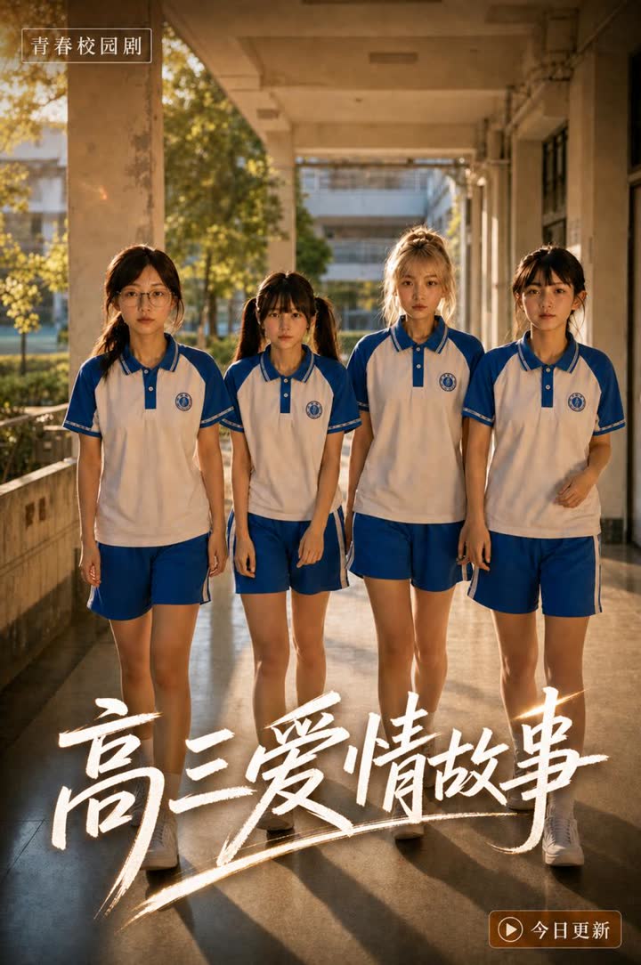 高三爱情故事宣传海报